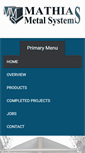 Mobile Screenshot of mathiasmetal.com
