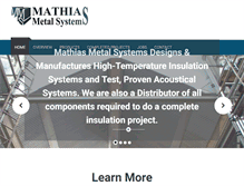 Tablet Screenshot of mathiasmetal.com